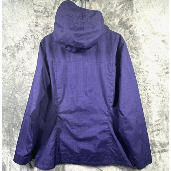 Columbia Jacket Womens Large Purple Full Zip Coat Lined Interchange Gorpcore - Picture 10 of 13